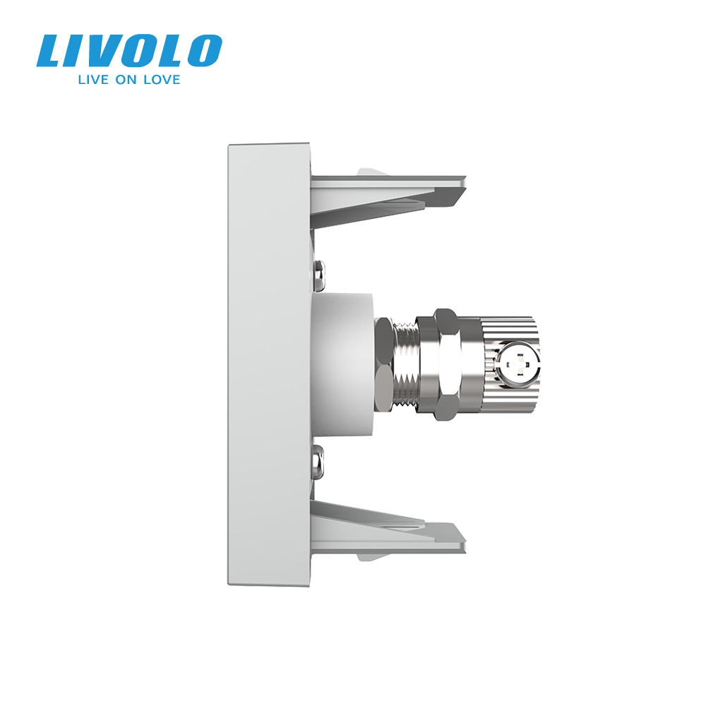 LIVOLO Телевізійна розетка LIVOLO, сіра, модуль 0.5 поста, TV гніздо для антени / ресивера (VL- Коломия - фото 6