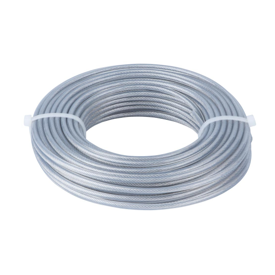 Ліска для тримера d3,0мм 15м зріз/круг з алюмінієвим кордом SIGMA Житомир - фото 3