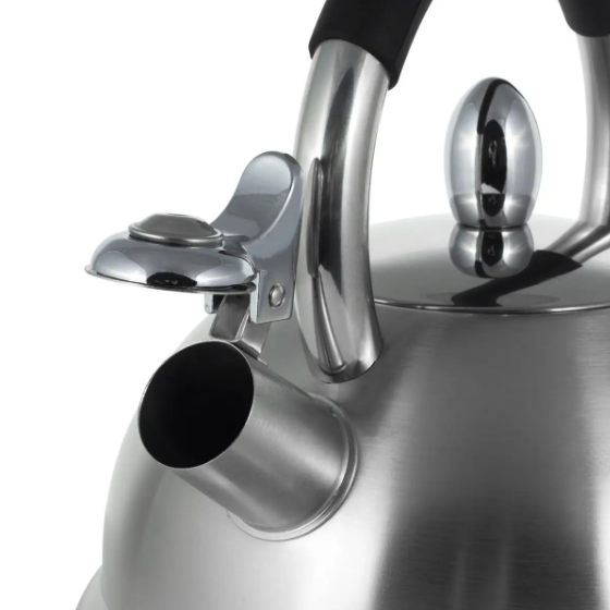 Чайник 2,7л нержавіюча сталь зі свистком з ручкою "soft-touch" 1097 KAMILLE Житомир - фото 7