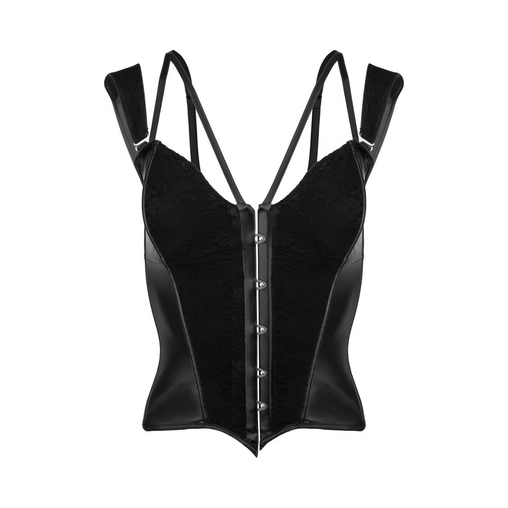 Корсет с гипюром F159 Noir Handmade M Sex Aura Киев - изображение 3