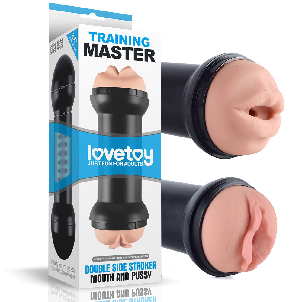 Мастурбатор - Traning Master Double Side Stroker Mouth And Pussy Sex Aura Київ - фото 1