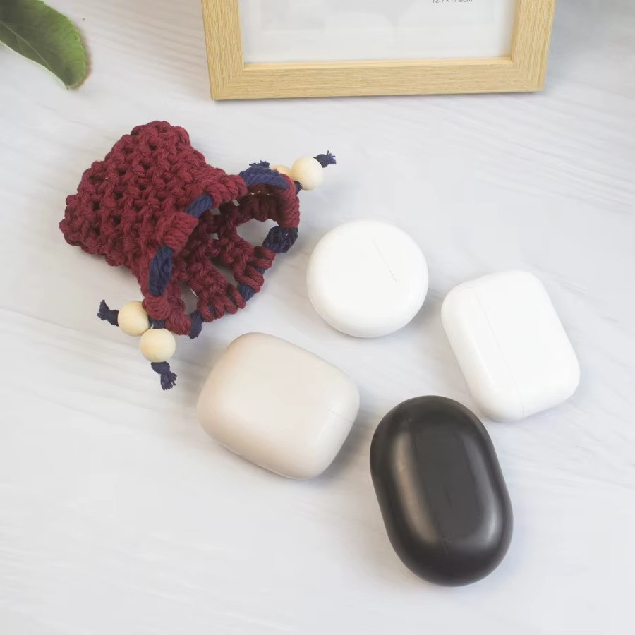 Набор макраме для ручного вязания чехла для наушников и аксессуаров 8х7 см бордовый для рукоделия и творчества Каменец-Подольский - изображение 4