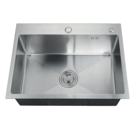 Кухонна мийка Zerix ZH5843-215.SUS304 з нержавіючої сталі 3.0/0.8 Харків