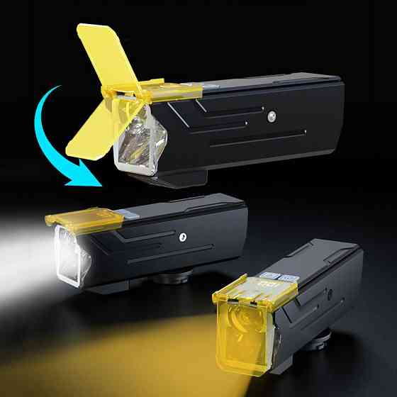 Ліхтарик велоліхтар Q03L 800LM, Світло на кермо велосипеда з акумулятором, Фара алюмінієва велосипедна OY-60 Львів