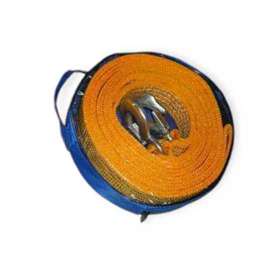 Трос лента 5 т х 6,0м х 50мм крюк/оранж/сумка буксир. Мукачево