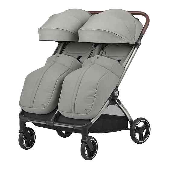 Прогулянкова коляска двомісна CARRELLO Link CRL-6533 Cliff Grey Київ