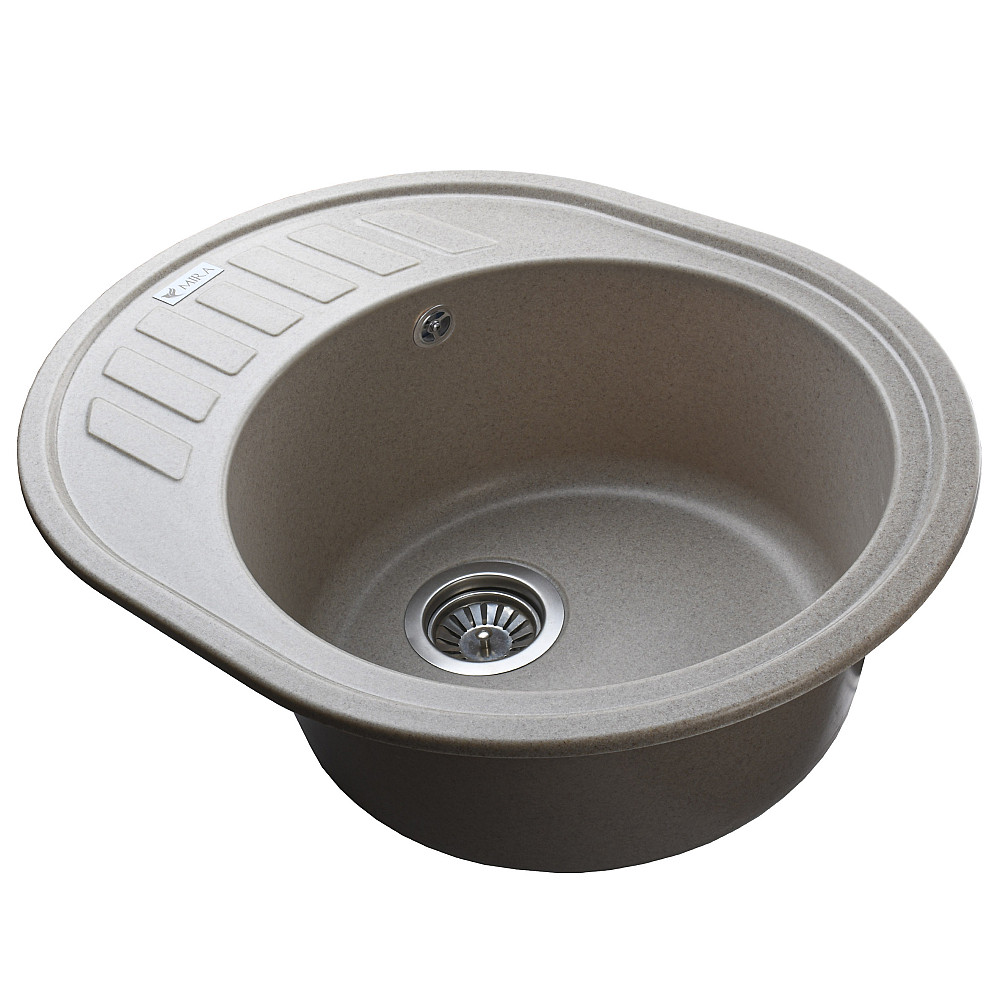 Гранітна мийка Mira ARNICA бежевий 620 х 500 мм Тернопіль - фото 4