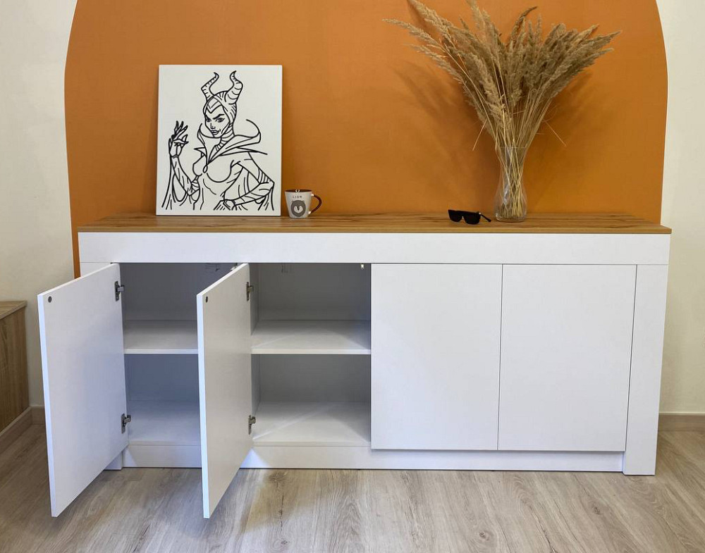 Великий комод LION Ларрі-1 Нiмфея альба/Дуб Аппалачи (LION-041009) Львів - фото 6