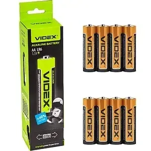 Батарейка Videx AAA LR03 Alkaline 1.5В — щелочные батарейки для пультов, игрушек, часов, техники Киев