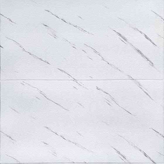 3D самоклеящаяся панель Белый мрамор Киев