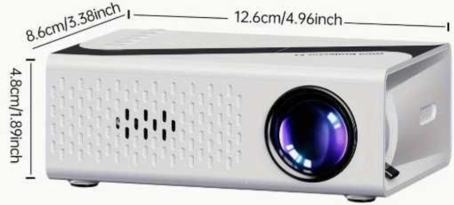 Портативний 4K HD міні-проектор з RGB підсвіткою — домашній кінотеатр Київ - фото 7