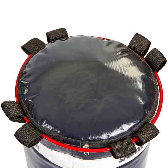 Мешок боксерский Цилиндр с кольцом ПВХ  Бочонок SPORTKO MП-6/1(d-29см,вес-15кг,h-75см) Вишнёвое