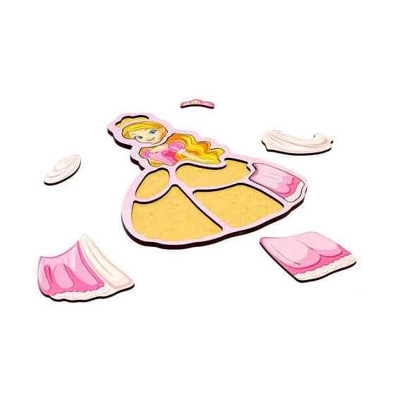 Дитячий пазл-вкладиш "Принцеса" Puz-22968, 8 елементів Вінниця