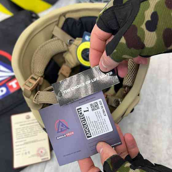 Тактический шлем F-S02 Ahold Tech + Revixun (класс защиты 3А) Койот Киев