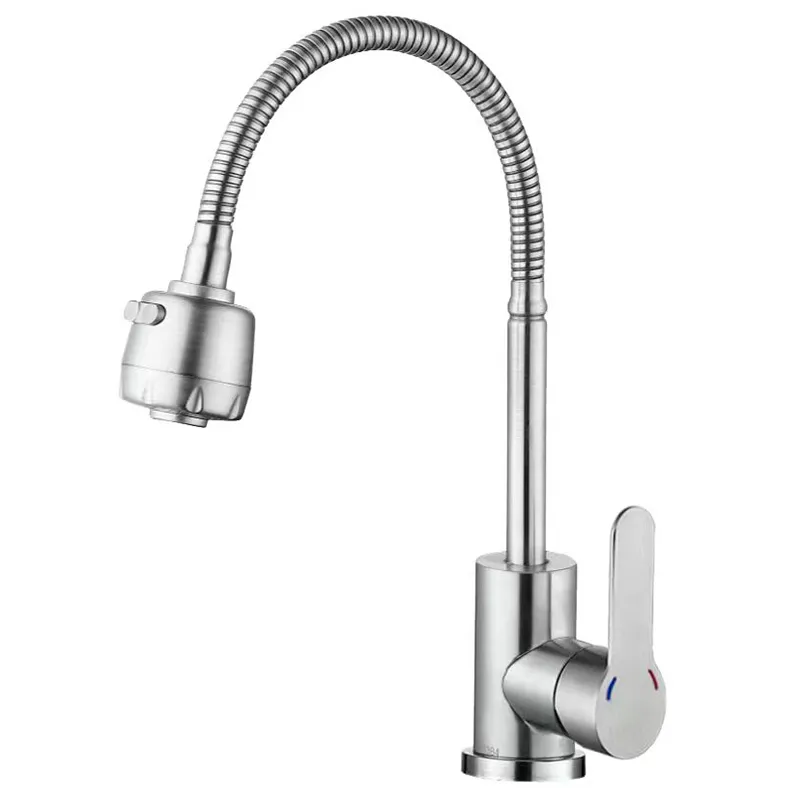 Кухонний змішувач Zerix DAX-011 Reflector з нержавіючої сталі SUS304 ZX4821 Харків - фото 1