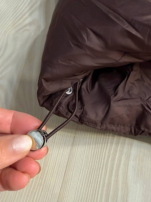 Куртка жіноча Lady Yep 10036 парка пуфер оверсайз з капюшоном коричнева, коричневий, 44 Київ - фото 19