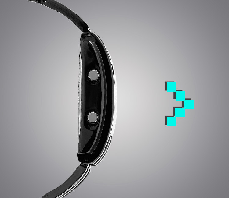 Уникальные бинарные мужские часы Skmei 0953 (Черные) Киев - изображение 6