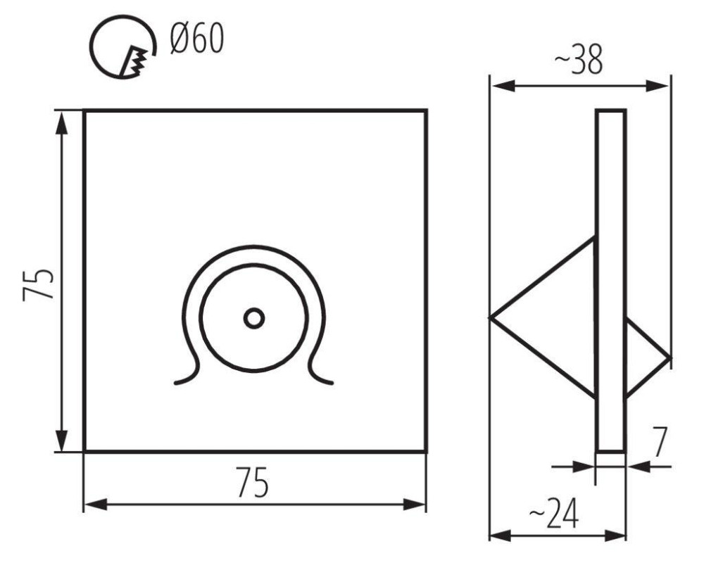 Світильник для підсвічування сходів 12V 4000к Білий MEFIS LED W-NW Kanlux Київ - фото 2