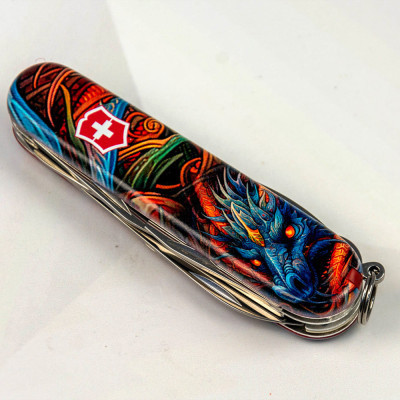 Нож Victorinox Climber Zodiac Сапфіровий дракон (1.3703_Z3260p) Винница - изображение 8