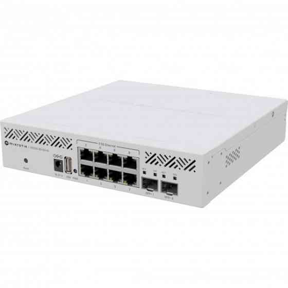 Комутатор Mikrotik CRS310-8G+2S+IN, 8x 2.5G Ethernet ports, 2x SFP+ ports, USB type A, 800MHz CPU, 2 Київ