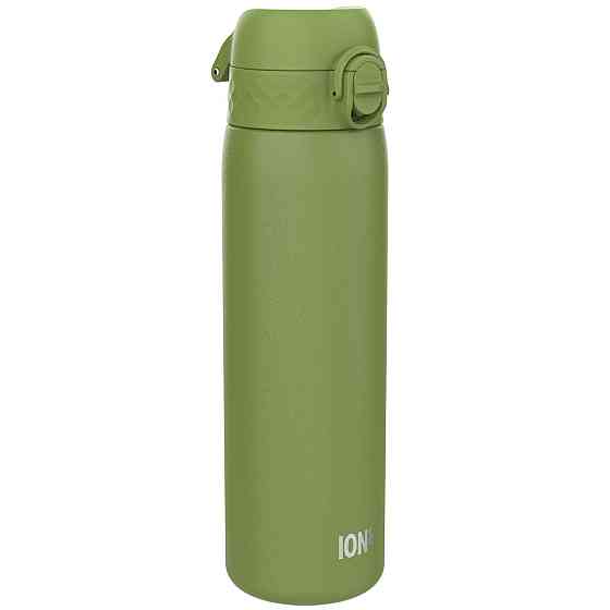Пляшка для води металева ION8 600 мл. Stainless Steel, Khaki Green Кам'янське