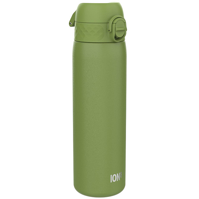 Пляшка для води металева ION8 600 мл. Stainless Steel, Khaki Green Кам'янське - фото 1