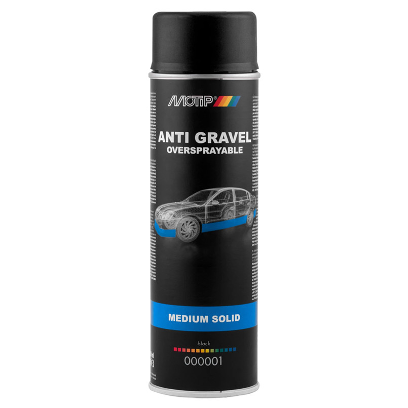 Антикоррозионное средство Motip Anti Gravel черный аэрозоль 500мл Львов - изображение 1