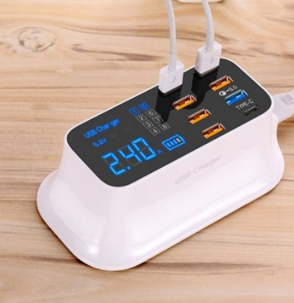 Быстрое зарядное устройство Hstrade на 8 портов Киев - изображение 1