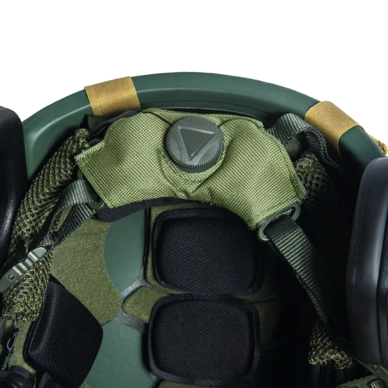 Комплект шлем Fast Team Wendy Helmet NIJ IIIA + наушники Earmor M32H MOD3 + кавер (Оливковый) размер Винница