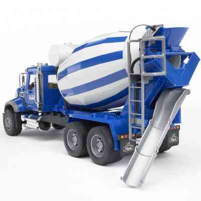 Спецтехніка Bruder бетоновіз Bruder Mack Granite М1:16 Сині (02814) Вінниця