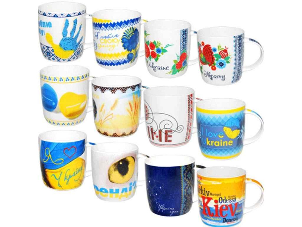 Чашка 360 мл I Love Ukraine 2183-2 ТМ SNT Київ - фото 1