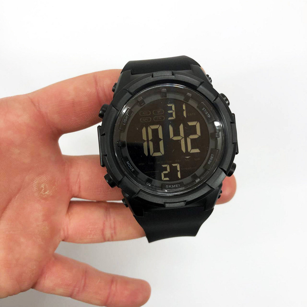 Армейские часы противоударные SKMEI 1845BK, Качественные спортивные часы Бюджетные спортивные LI-56 Львов - изображение 7