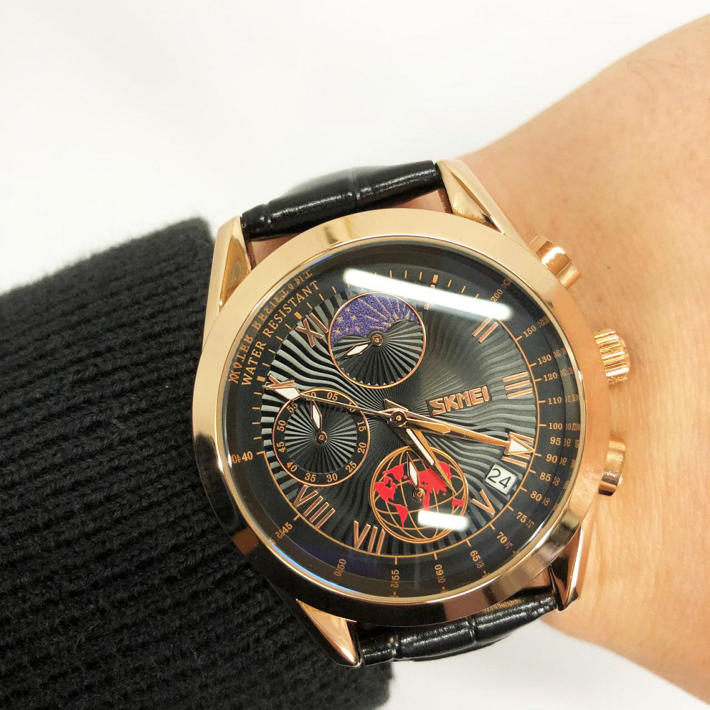 Наручний годинник SKMEI 9236RGBK, Красиві чоловічі годинники, Годинник OM-386 чоловічий спортивний Київ - фото 9