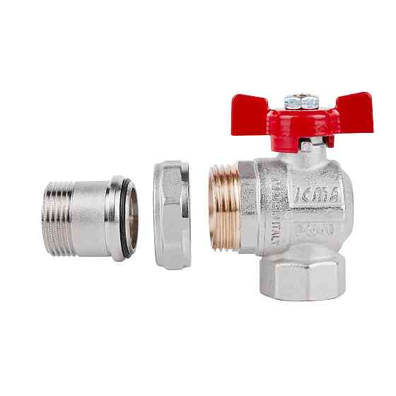 Кран кульовий Icma FAR. ROSSA 3/4" кутовий No361 Київ