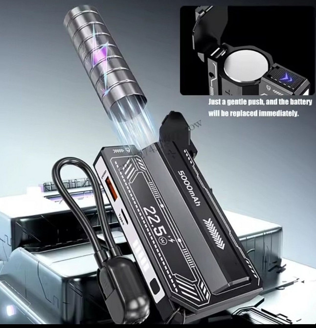 Powerbank на 21700 PD 20w Type C ,  5000 Mah QC 22.5w USB A Liitokala. Київ - фото 4