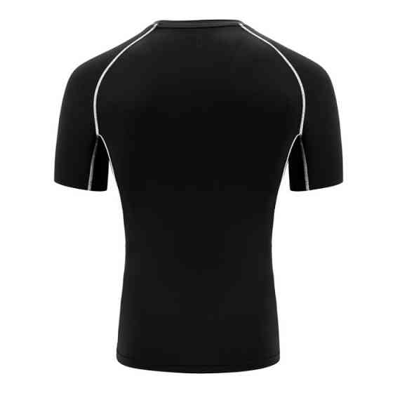 Рашгард з коротким рукавом RDX Lycra Black XL Каменское