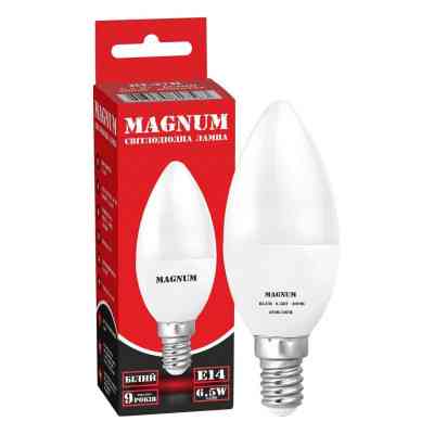 Лампочка MAGNUM BL37B 6,5Вт 4100K 220В E14 (90018243) Винница