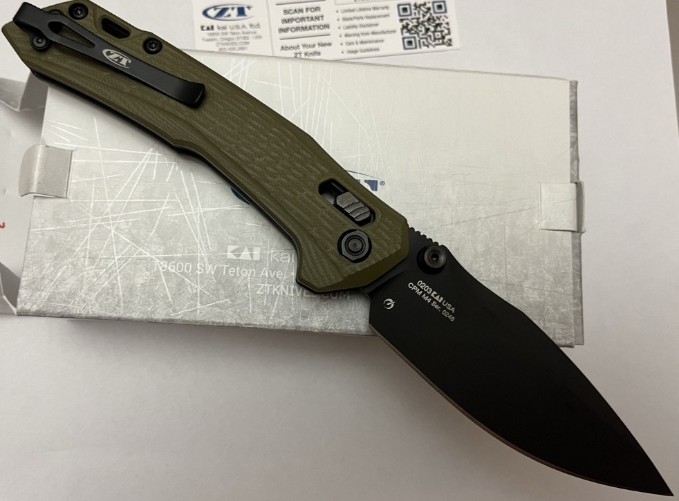 Ніж складаний Zero Tolerance 0203 Olive. Харків - фото 5