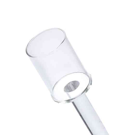 Підсвічник скляний на ніжці 8×31 см підсвічник келих декоративний прозорий HP-4-43S Київ