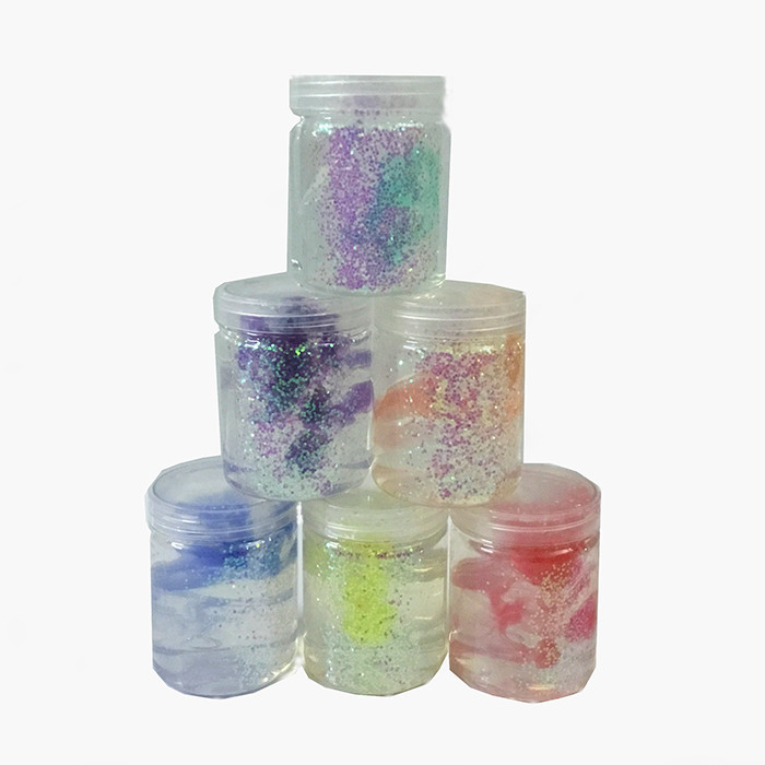 Іграшка лизун слайм блискучий 6 шт Київ - фото 1