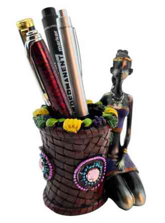 Підставка для ручок сувенір Африканка Київ