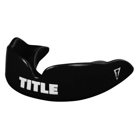 Капа TITLE Boxing Super Shield X2 дитяча (вік до 10) Black Каменское