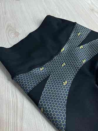Лосины женские Fashion 7014 push up с широким утягивающим поясом черные, черный, XS Киев