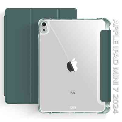 Чохол до планшета BeCover Soft Edge with Apple Pencil Holder iPad Mini 7 2024 Dark Green (712466) Вінниця