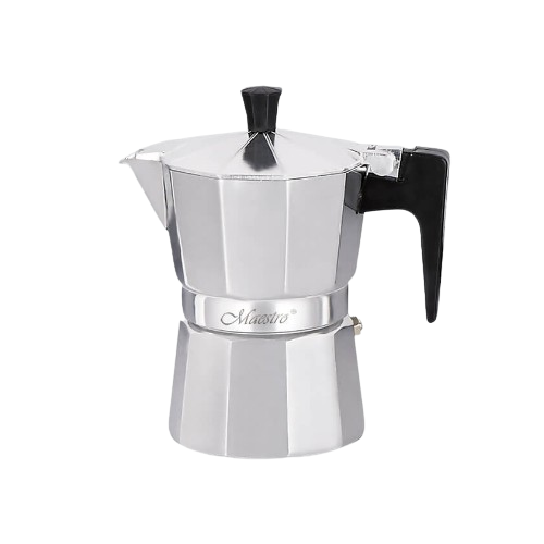 Кавоварка гейзерна 450мл (9 порцій) алюмінієва MR-1666-9 Rainbow Maestro Житомир