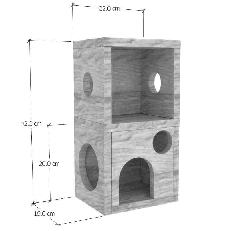 Домик для шиншиллы 