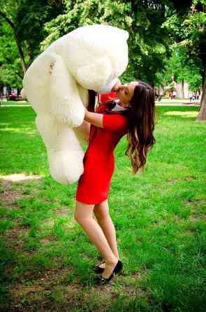 М'яка  іграшка подарунок на 8 березня плюшевий ведмедик Бойд 160 см Шампань Тернопіль