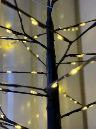 Гірлянда декоративне дерево Brown 1,5м 220 LED тепле біле світло, настільний декор TREE-1-5-WW-1 Одеса