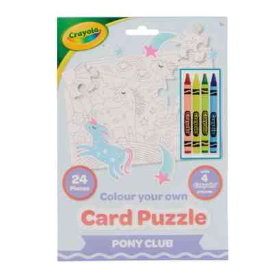 Набор для творчества Crayola Пазл-раскраска Пони-клуб С карандашами (15919-B) Винница