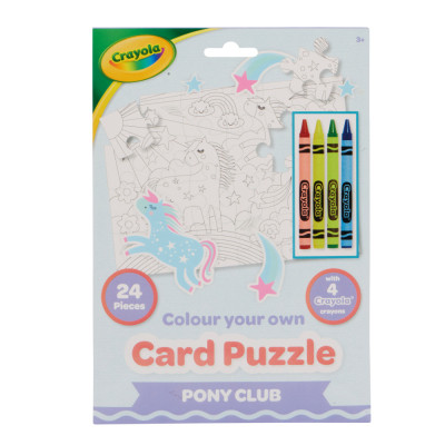 Набор для творчества Crayola Пазл-раскраска Пони-клуб С карандашами (15919-B) Винница - изображение 3